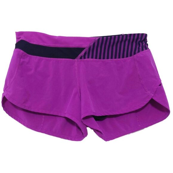 Lululemon Run: Speed Short 4-way Stretch Ultra Violet / Wi14 Quilt 27 - Picture 8 of 13